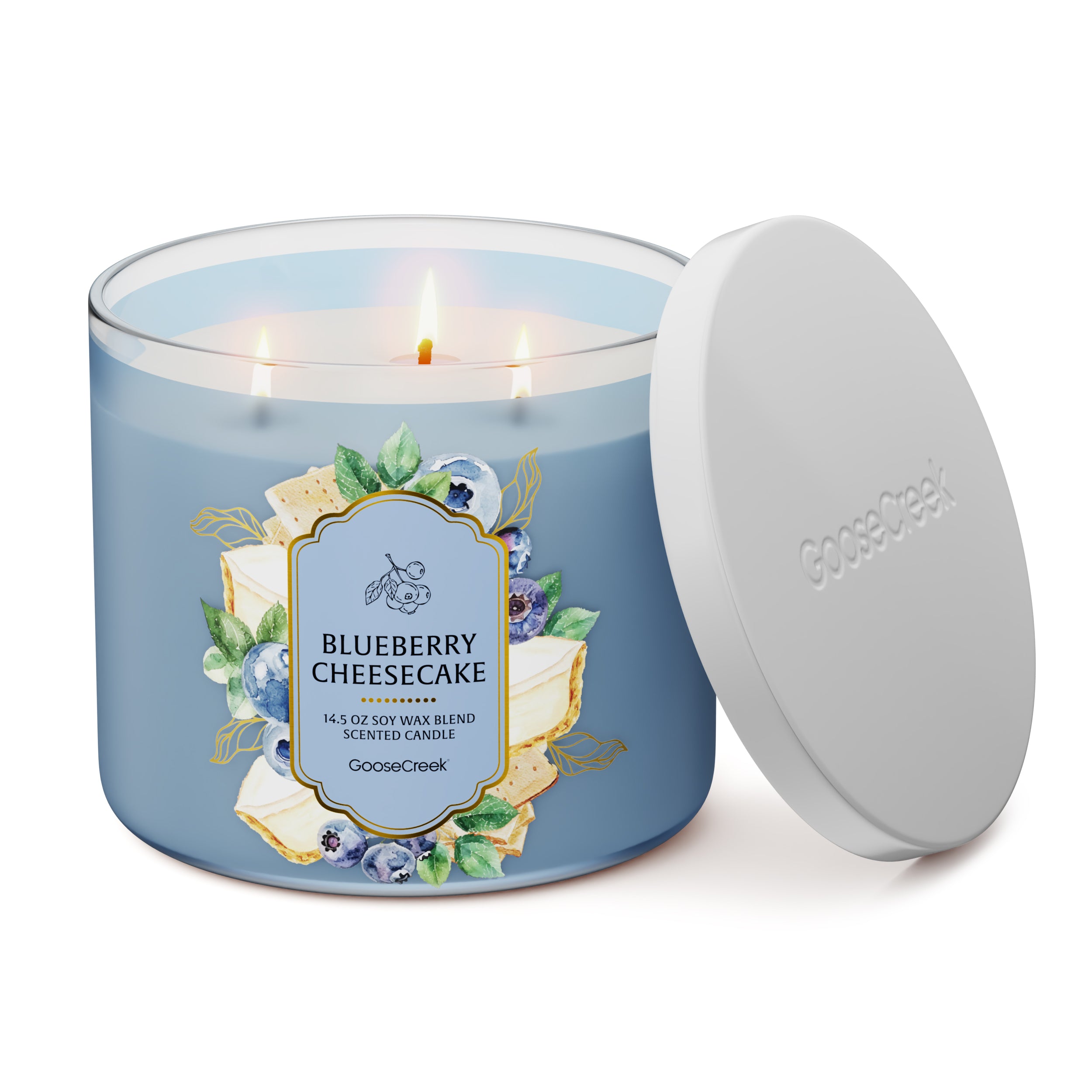 Blueberry Cheesecake 3-Wick Candle - Image 3