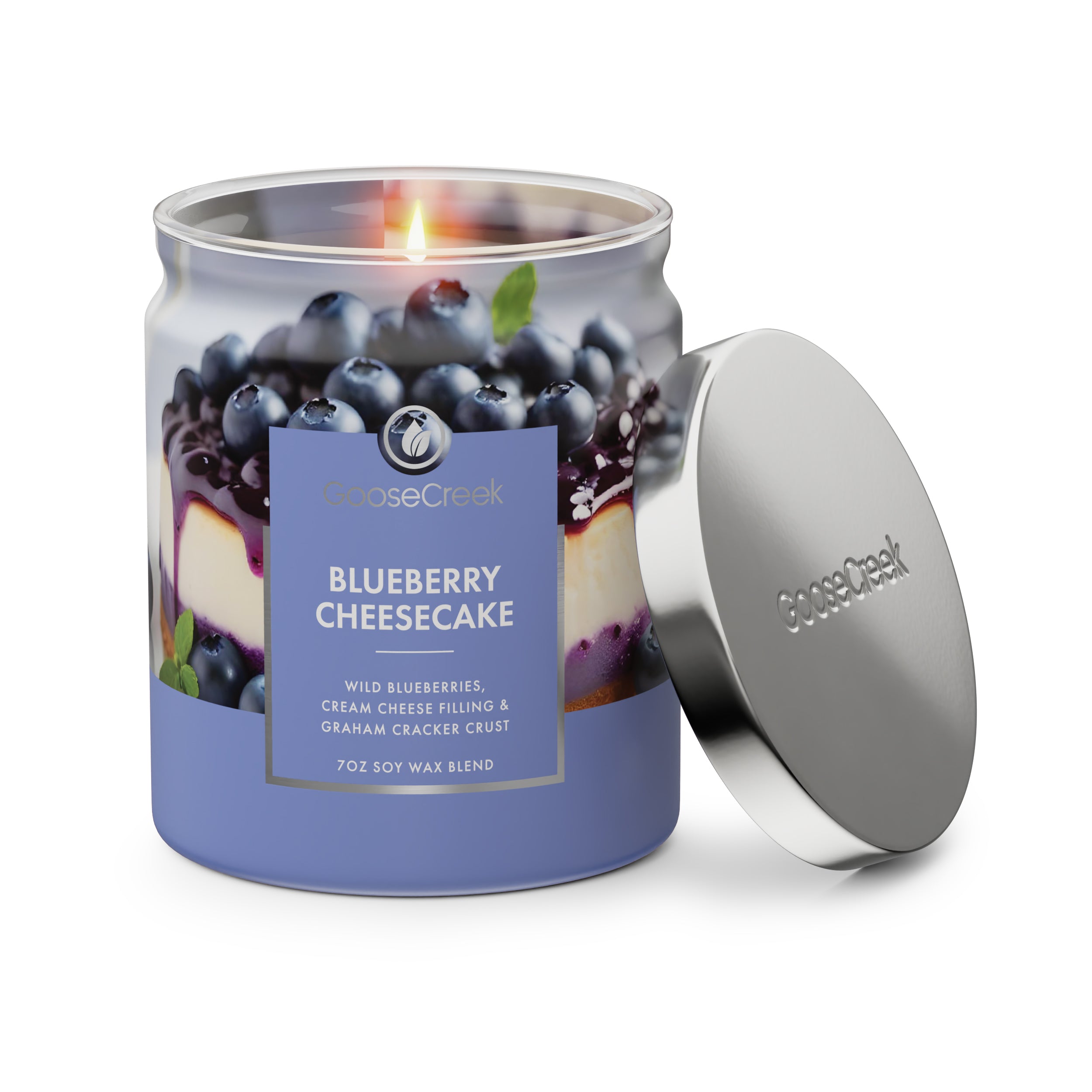 Blueberry Cheesecake 7oz Single Wick Candle - Image 3