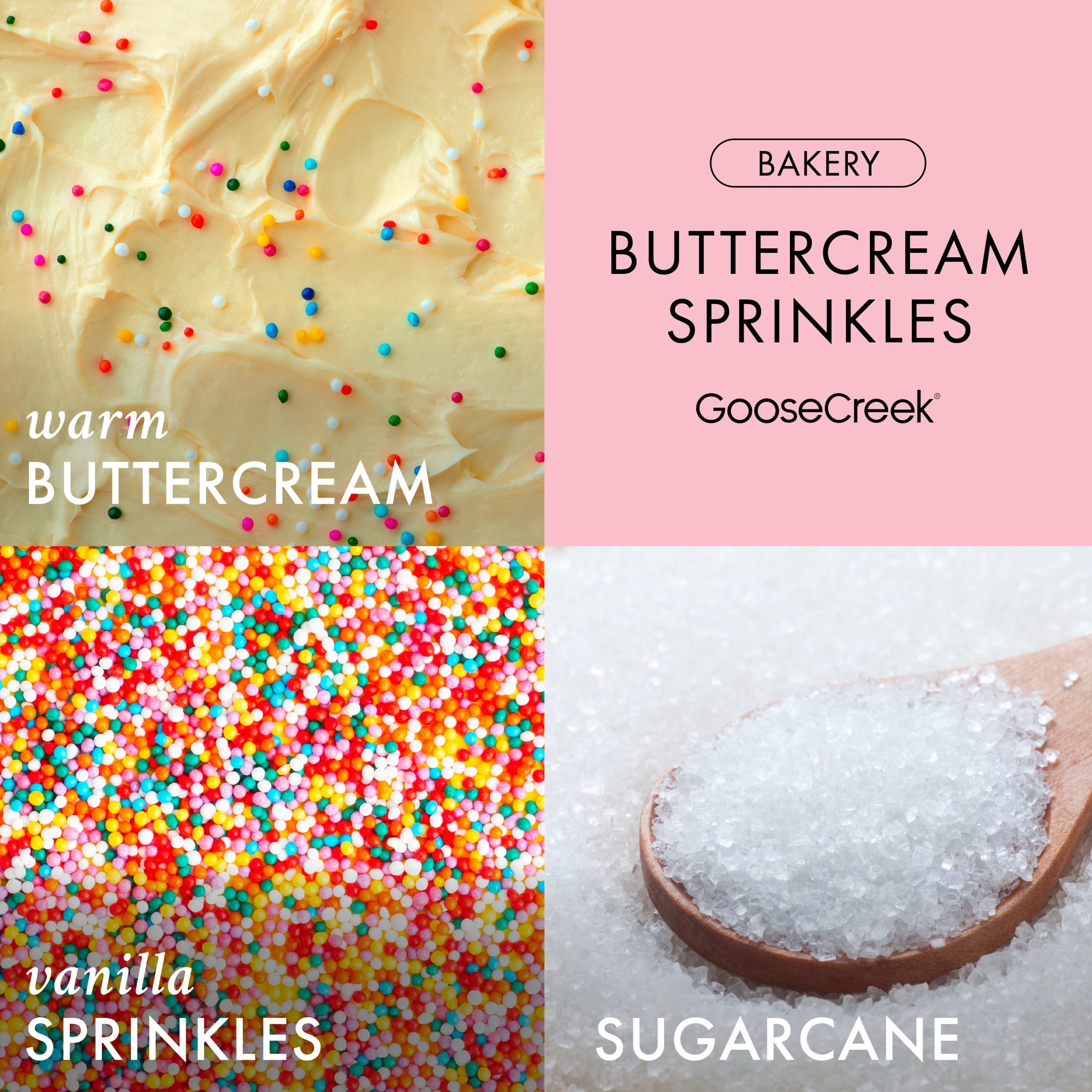 Buttercream Sprinkles 3-Wick Candle - Image 2