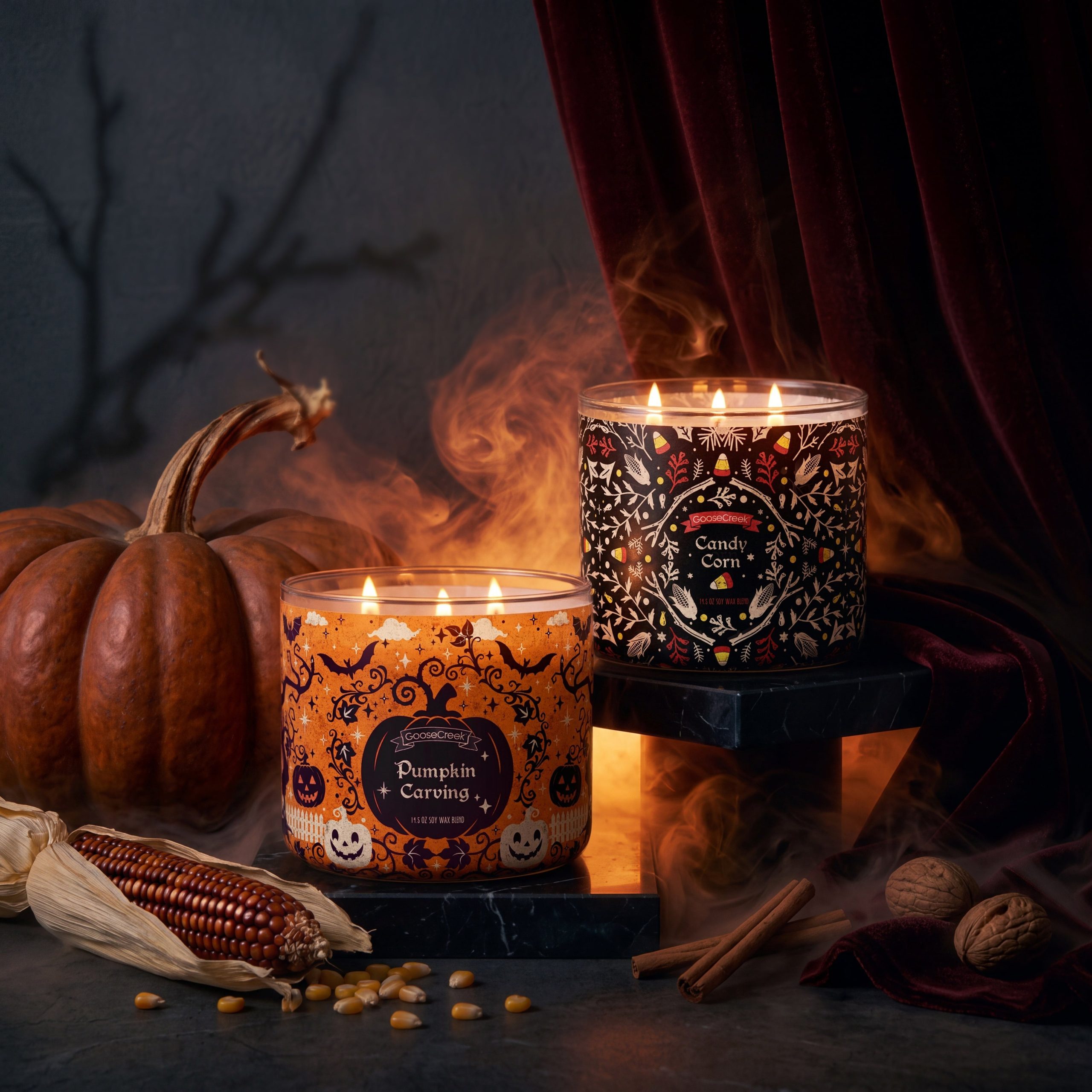 Candy Corn 3-Wick Candle - Image 5