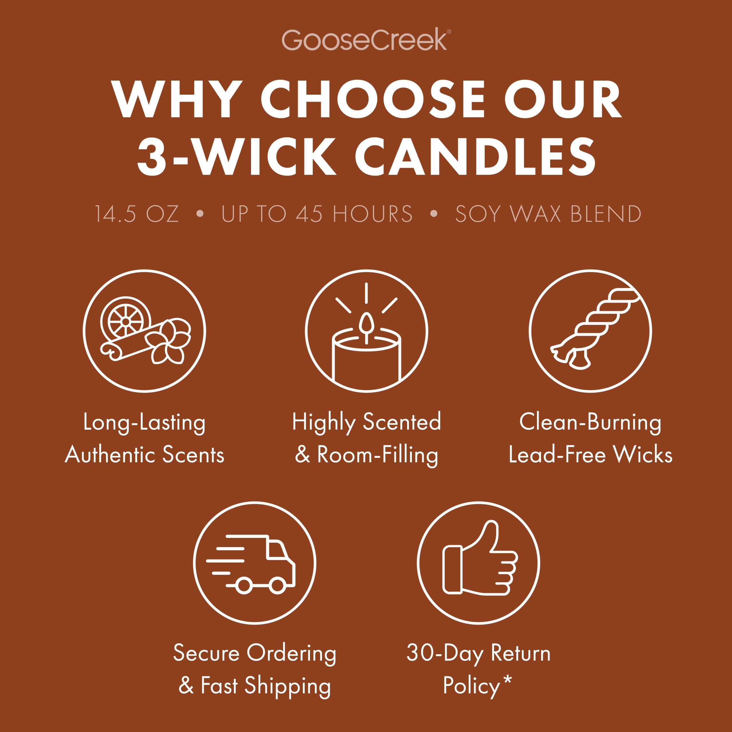 Teakwood Odor Eliminating 3-Wick Candle - Image 5