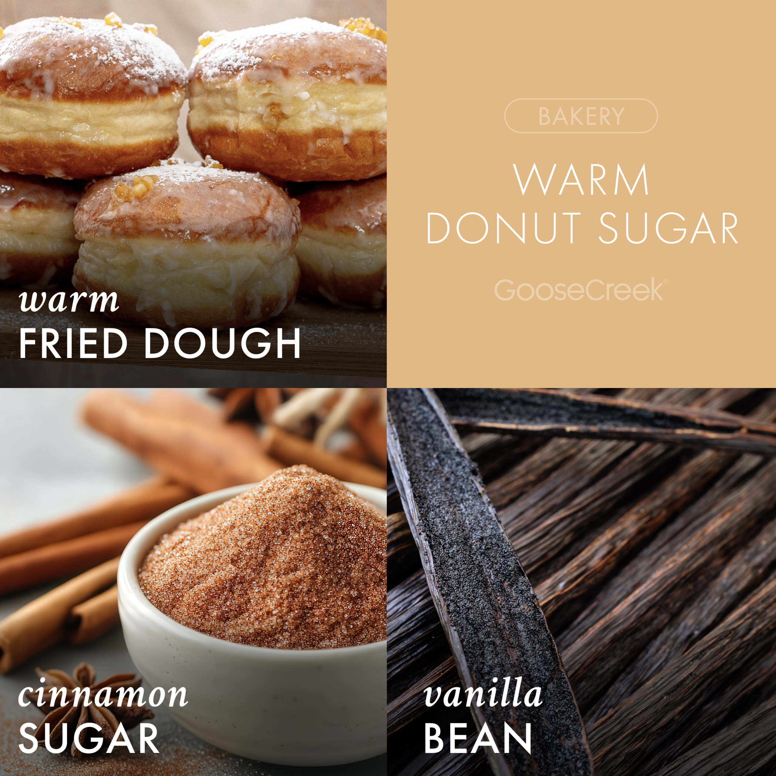 Warm Donut Sugar 7oz Single Wick Candle - Image 2