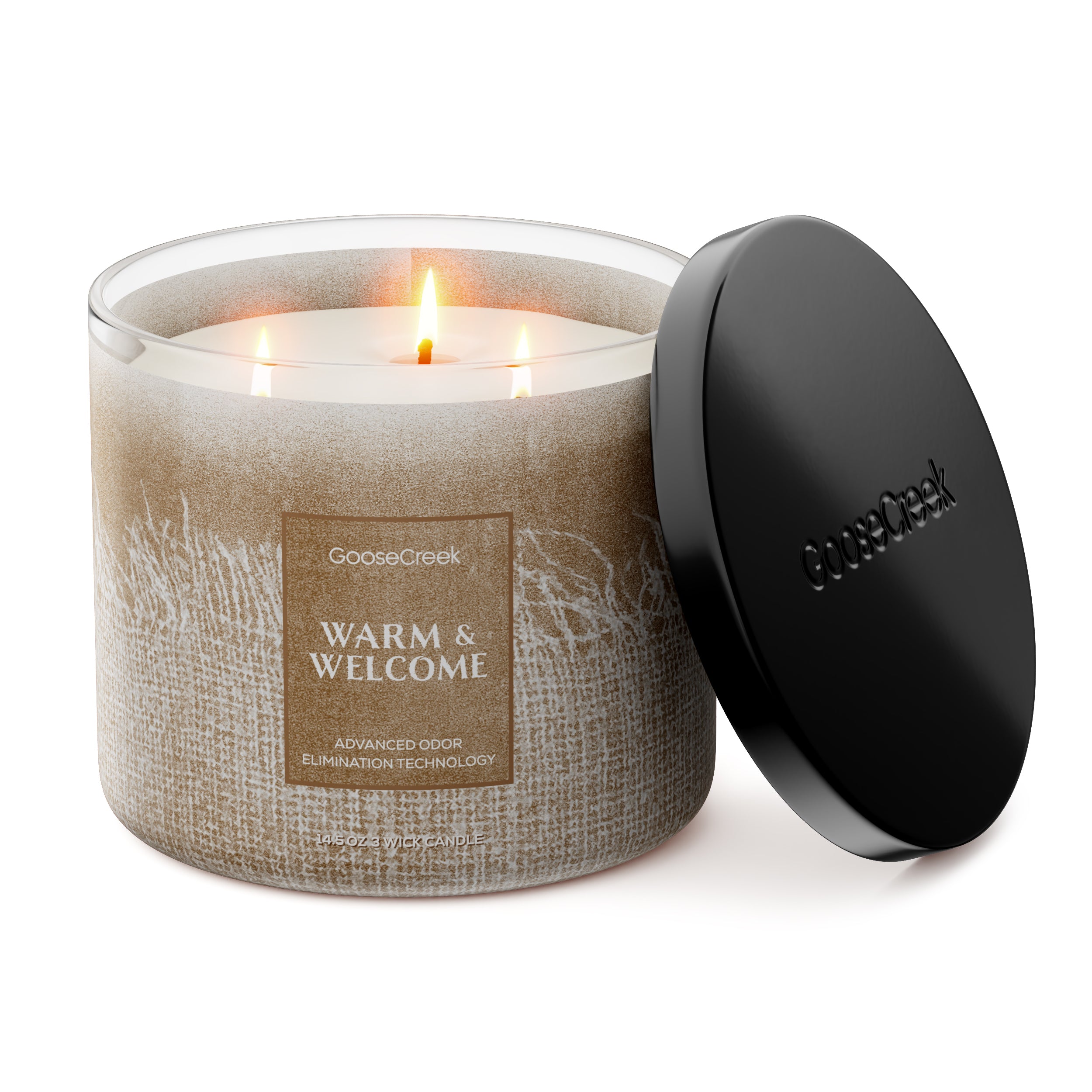 Warm & Welcome Odor Eliminating 3-Wick Candle - Image 3