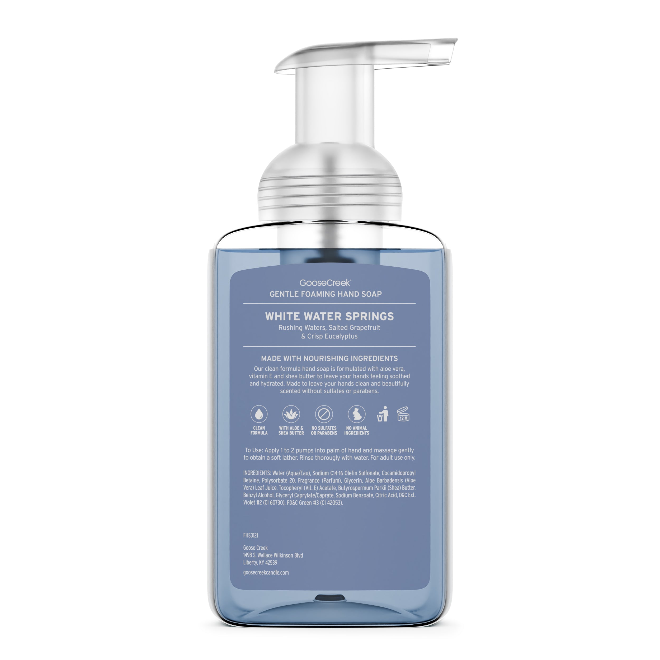 White Water Springs Lush Foaming Hand Soap - Image 3